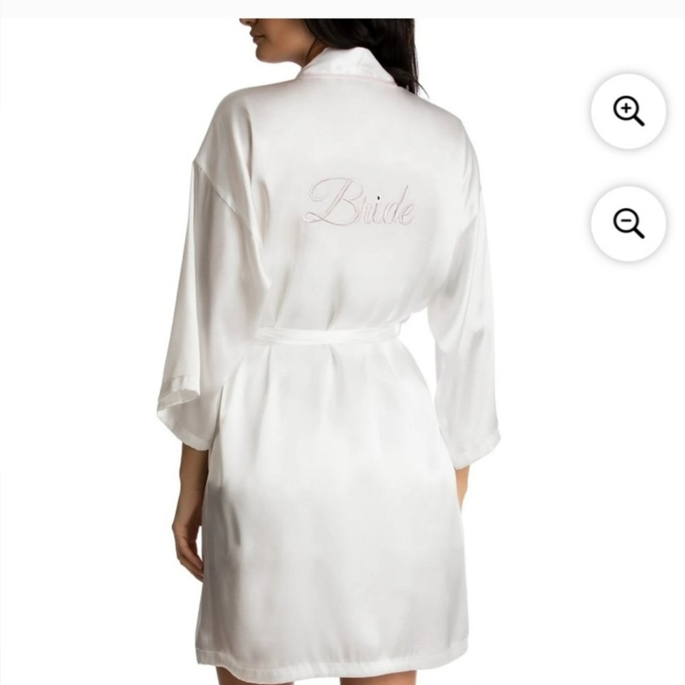 #51. Linea Donatella | New Elegant White Bridal Robe No Belt